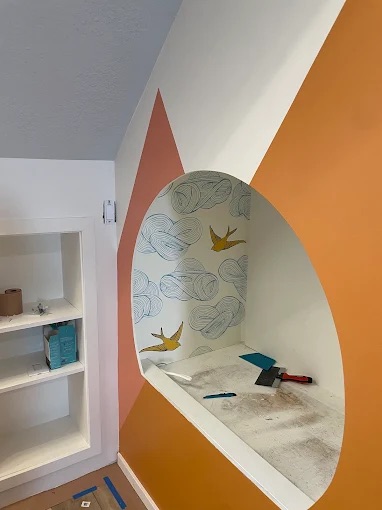 Basement remodel project 8