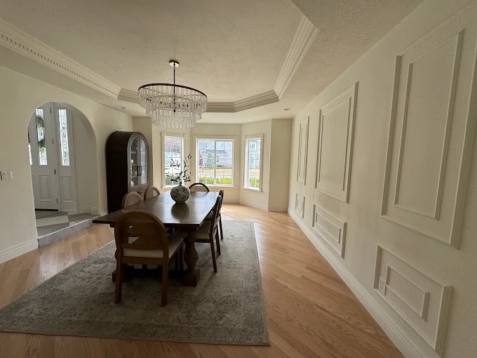 Basement remodel project 12