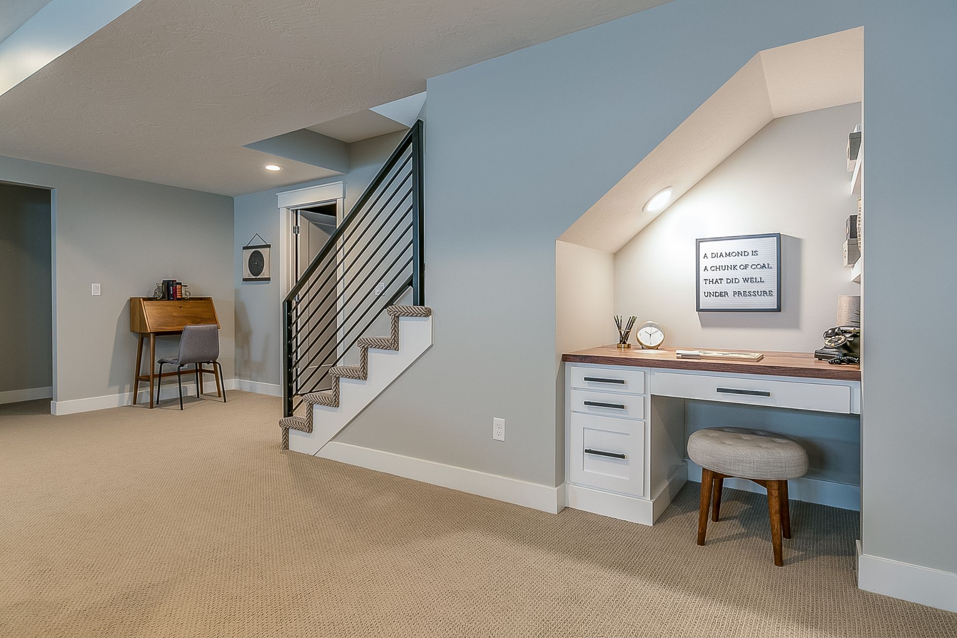 Beautiful finished basement in Utah